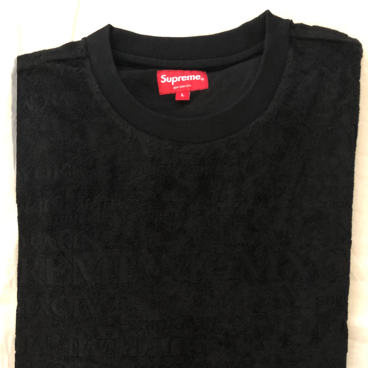 Supreme MCMXCIV Terry S/S Top Black – Kicks & Drip