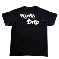 Kicks & Drip T-Shirt -Black-